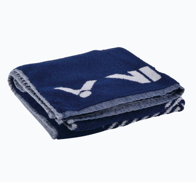 Badmintonový ručník Victor Bath Sheet navy blue 70x140 cm