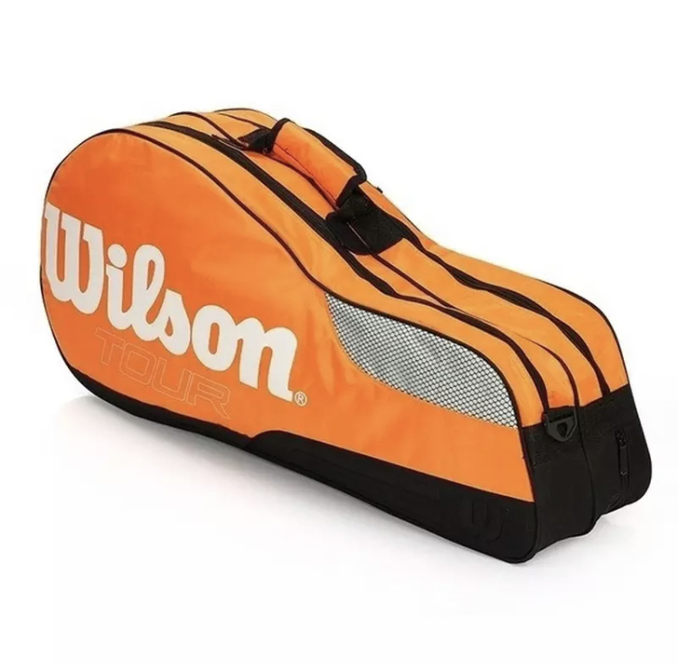 Tenisový bag na rakety Wilson oranžový