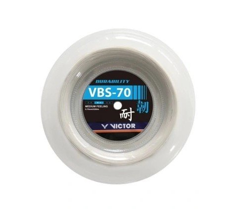 Badmintonový výplet VICTOR VBS-70 - 0,70mm 200m WHITE