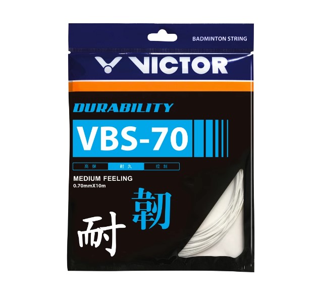 Badmintonový výplet VICTOR VBS-70 - 0,70mm 10m WHITE