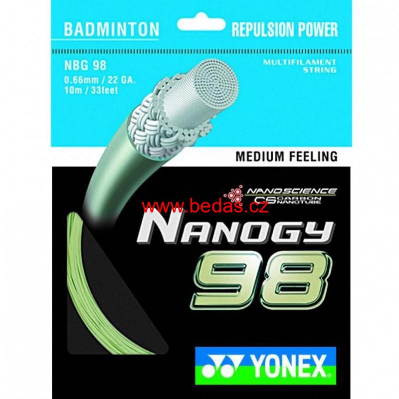Badmintonový výplet YONEX NANOGY 98 - 0,66mm 200m GOLD