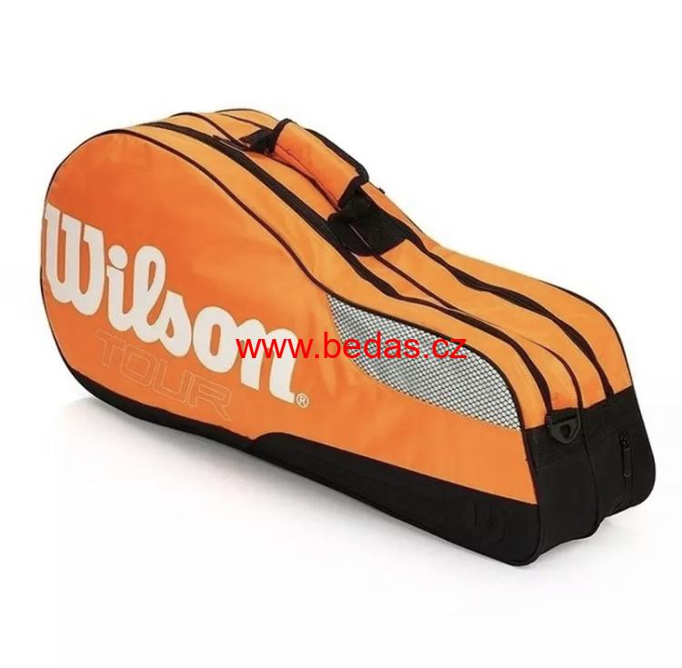 Tenisový bag na rakety Wilson oranžový