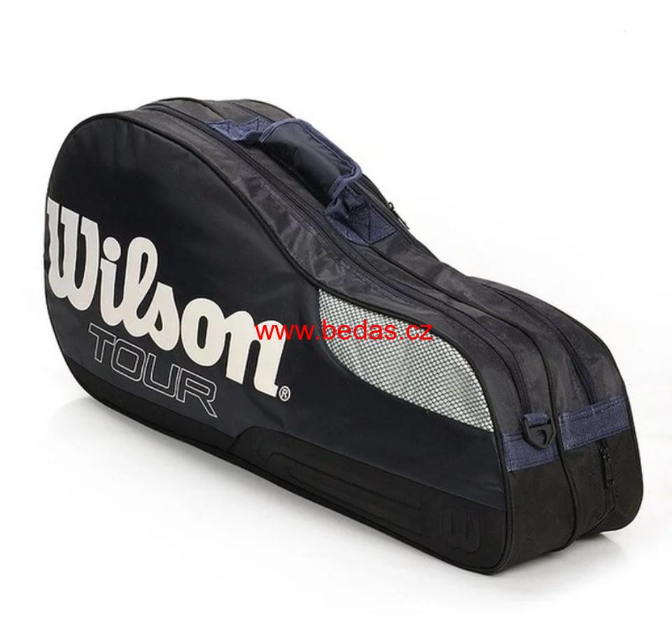 Tenisový bag na rakety Wilson tmavě modrý