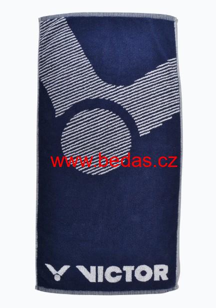 Badmintonový ručník Victor Bath Sheet navy blue 70x140 cm