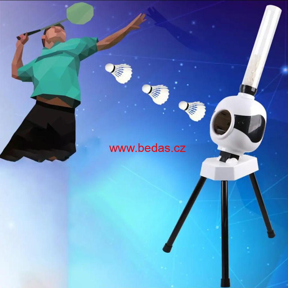 Nahrávací podávací stroj na badminton