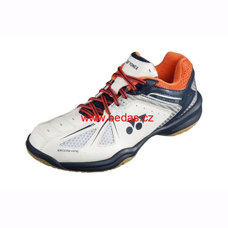 Boty na badminton YONEX PC 35 MX WHITE ORANGE
