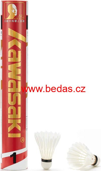 Badmintonové míče péřové Kawasaki Team 1 12ks