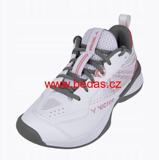 Boty na badminton VICTOR A610 IV F white pink