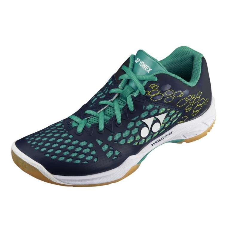 Boty na badminton YONEX PC 03 LX NAVY TURQUOISE