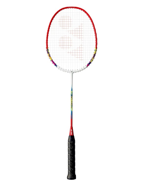 Badmintonová raketa Yonex MUSCLE POWER 5 WHITE RED UG4