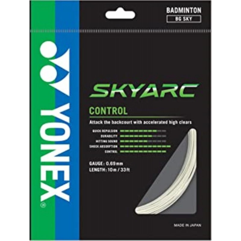 Badmintonový výplet YONEX SKYARC - 0,69mm 10m WHITE