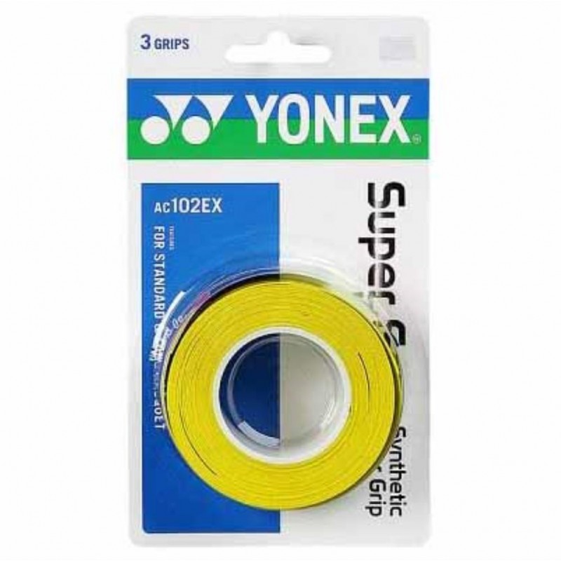 Omotávka na raketu Yonex SUPER GRAP AC102 3 ks YELLOW