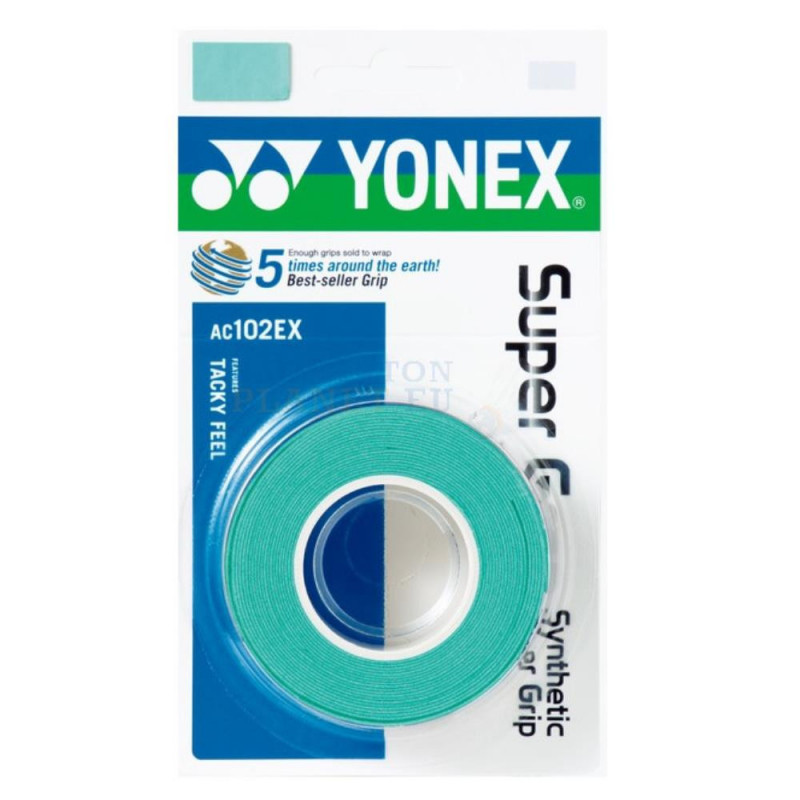 Omotávka na raketu Yonex SUPER GRAP AC102 3 ks GREEN