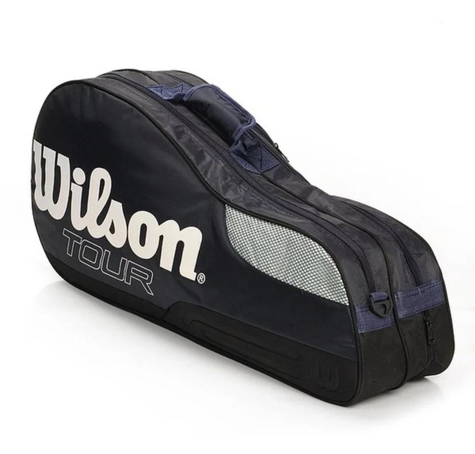 Tenisový bag na rakety Wilson tmavě modrý