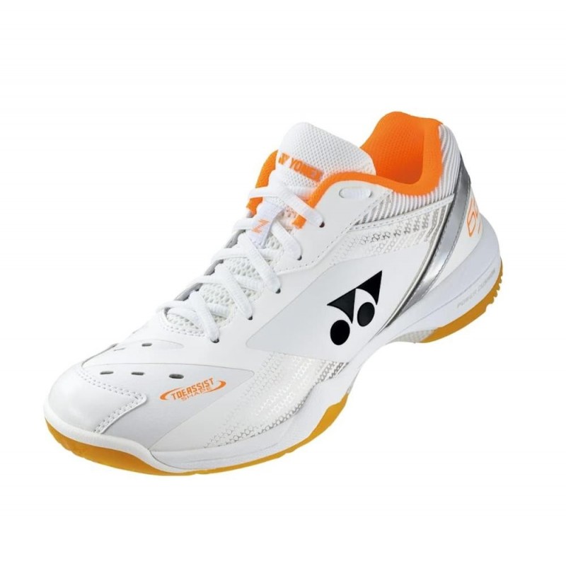 Boty na badminton YONEX PC 65 Z3 MEN WHITE ORANGE